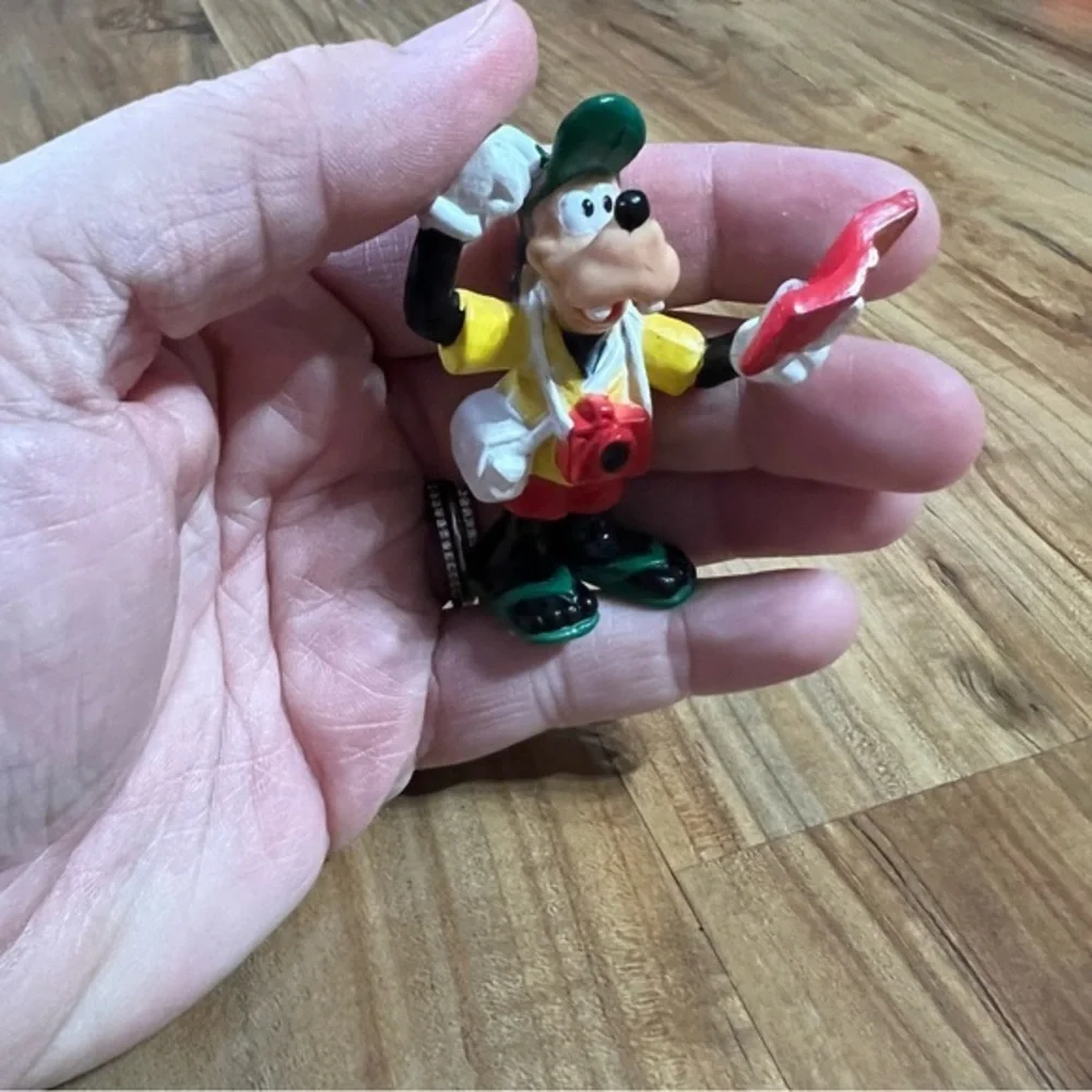Vtg Goofy Tourist PVC Mini Figure‎ Disneyworld Disneyland Disney Travel Vacation
